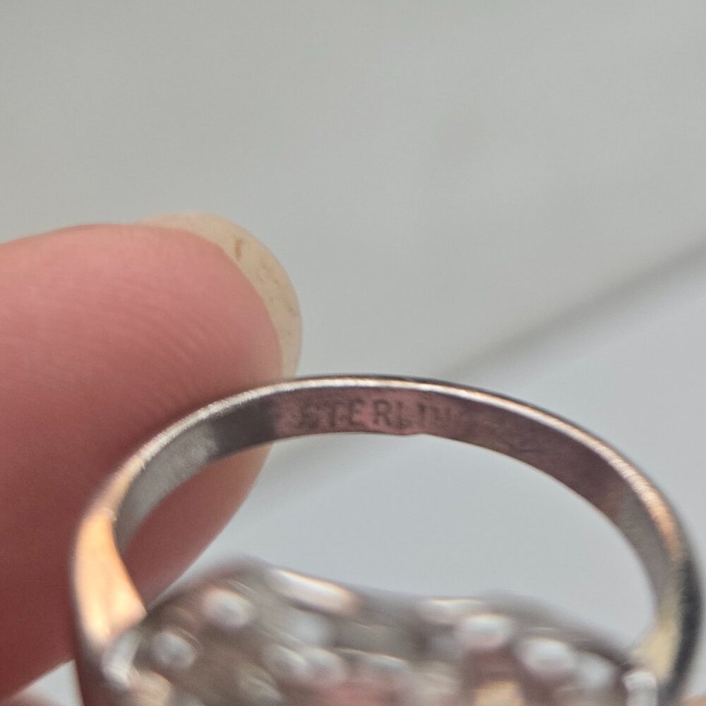 Sterling Silver Costume Ring Bundle - image 5